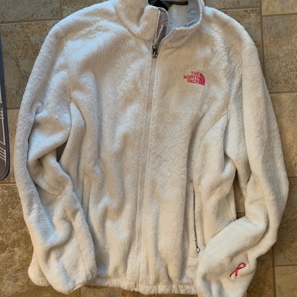 Breast Cancer North Face Fleece Jacket - Picture 1 of 3